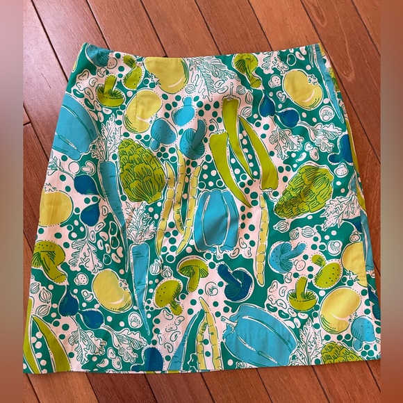 Lilly Pulitzer Dresses & Skirts - Rare Vintage Lilly Pulitzer Vintage Steamed Vegetables NWT Sz 6 Skirt